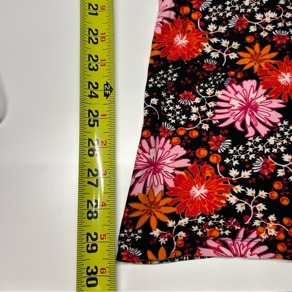 Spirit Floral Print XL Hippie Bell Bottom Leggings - Picture 5 of 8
